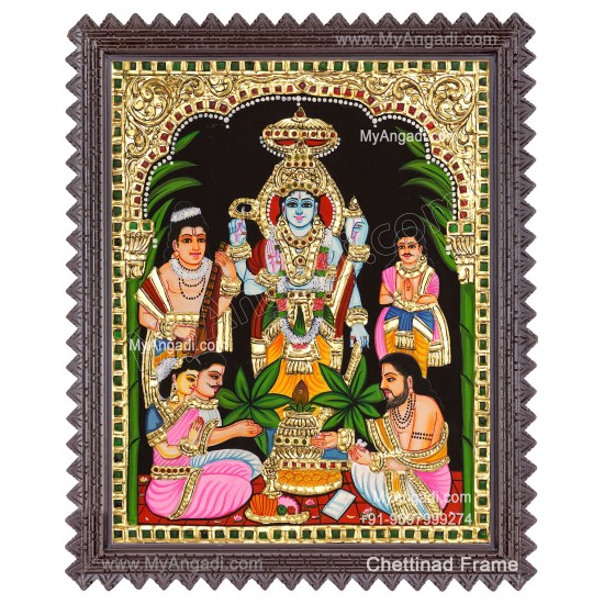 Sathya Narayana Tanjore Painting