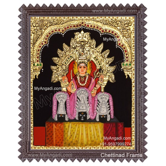 sri uuthukathu renugai maariyamman-tanjore-painting