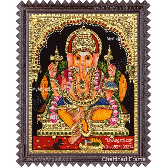 Ganesha Tanjore Painting