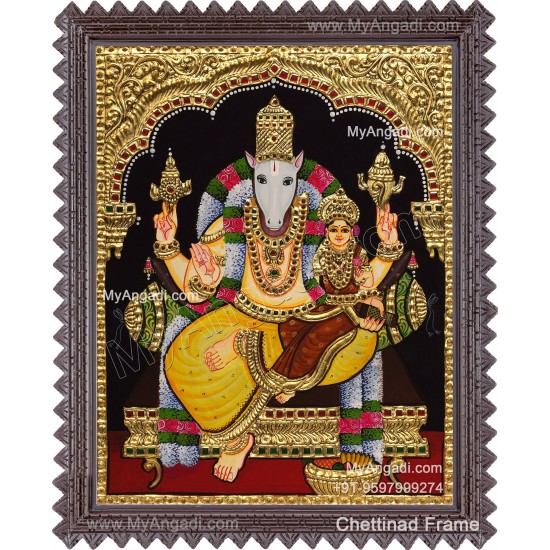 Hayagrivar Lakshmi Tanjore Painting