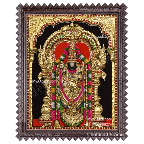Balaji 3d Tanjore Painting