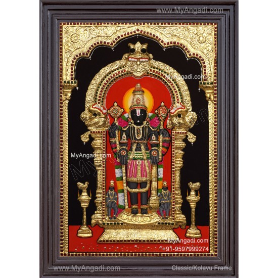 3D Perumal Tanjore Painting