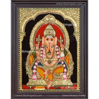 Ganapathi Tanjore Painting  
