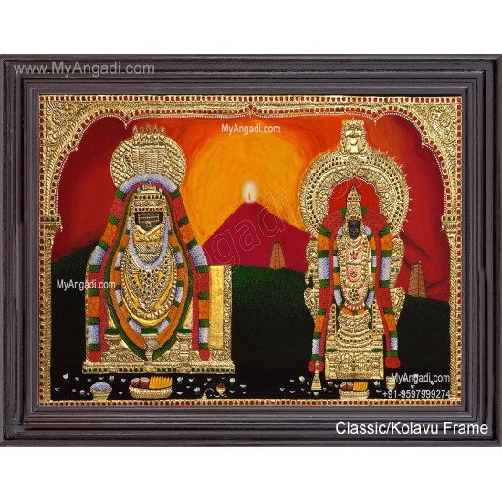 Annamalaiyaar  Unnamalaiyaar Tanjore Painting