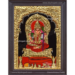 Kamatchi Amman Tanjore Painting