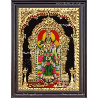 Meenakshi Amman Tanjore Painting