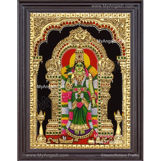 Meenakshi Amman Tanjore Painting