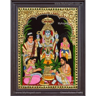 Sathyanarayana Tanjore Painting