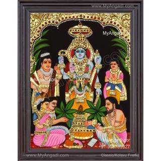 Sathyanarayana Tanjore Painting