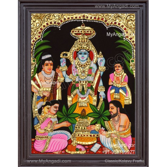 Sathyanarayana Tanjore Painting