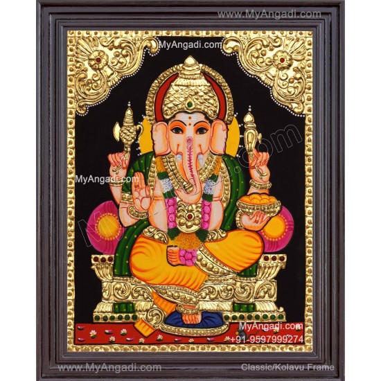 Ganesha Tanjore Painting