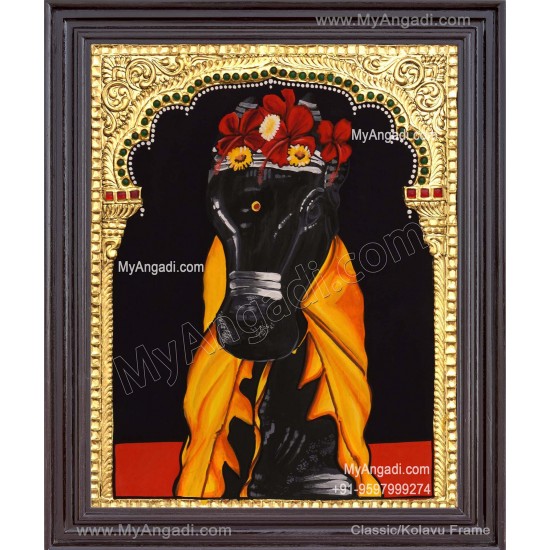 Nandhi Bagavan Shiva Vehicle Tanjore Painting