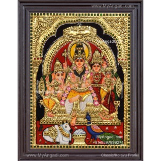 Sivan Family Tanjore Painting