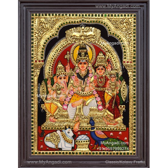 Sivan Family Tanjore Painting