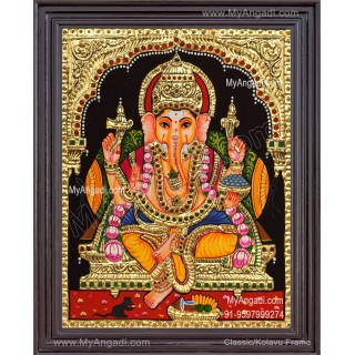 Ganesha Tanjore Painting