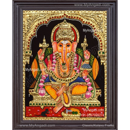 Ganesha Tanjore Painting