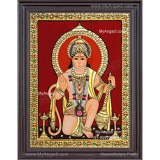 Hanuman Tanjore Painting