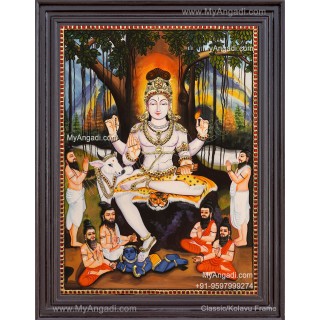 Dakshinamurthi Tanjore Painting