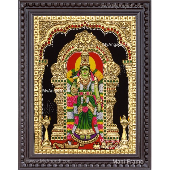 Meenakshi Amman Tanjore Painting