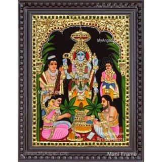 Sathyanarayana Tanjore Painting