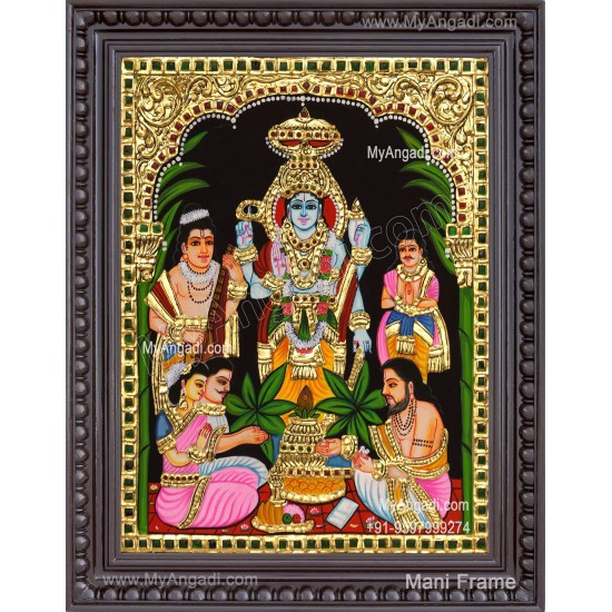 Sathyanarayana Tanjore Painting