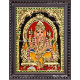 Ganapathi Tanjore Painting 