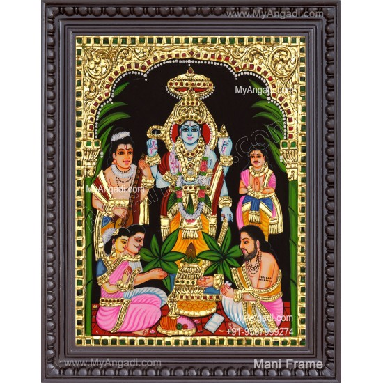 Sathyanarayana Tanjore Painting