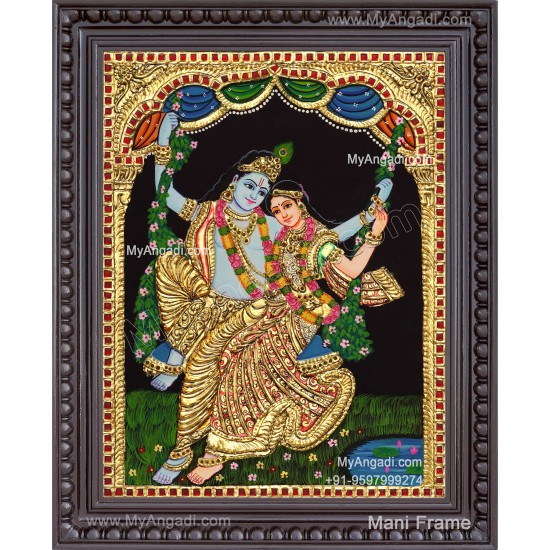 Radha Krishna Tanjore Painting