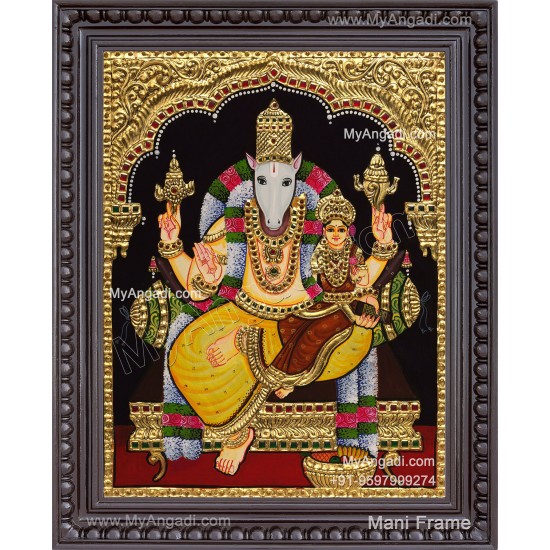 Hayagrivar Lakshmi Tanjore Painting