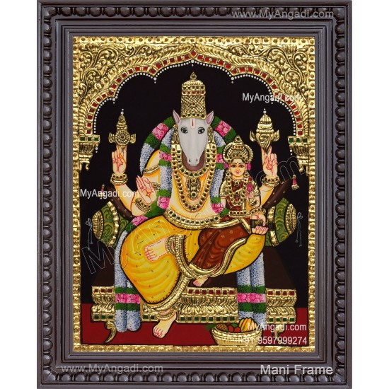 Hayagrivar Lakshmi Tanjore Painting