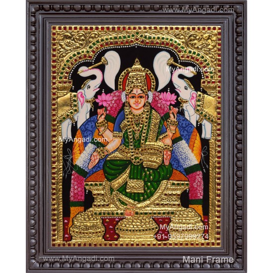 Gajalakshmi Tanjore Painting
