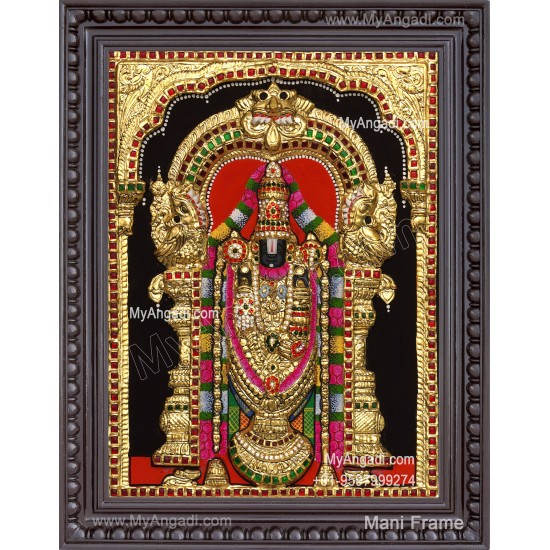 Balaji 3d Tanjore Painting