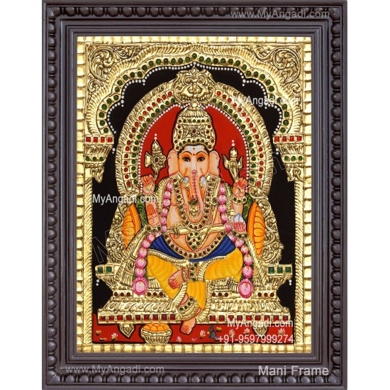 Ganapathi Tanjore Painting 