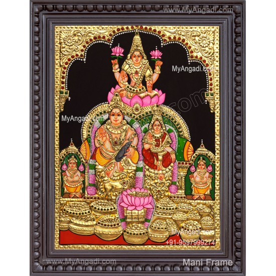 Kubera Lakshmi Tanjore Paintings