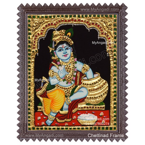 Butter Krishna Tanjore Paintings