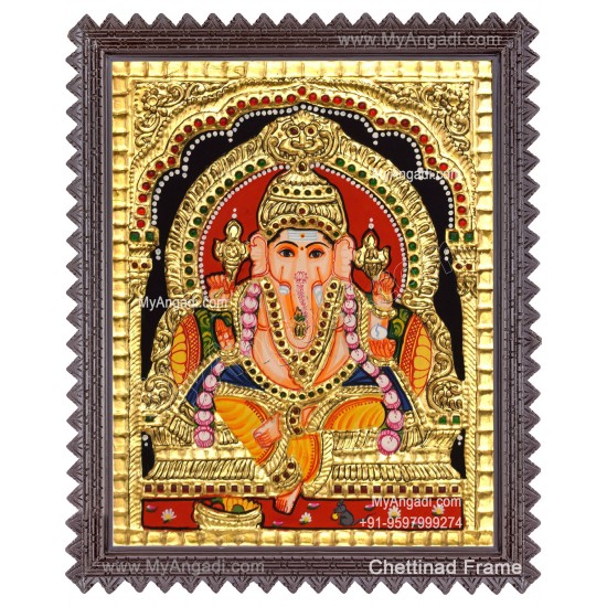 Ganesha Tanjore Painting