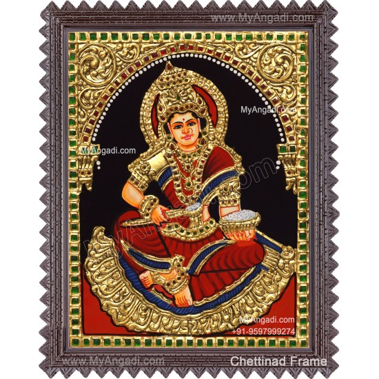 Annapoorani tanjore painting