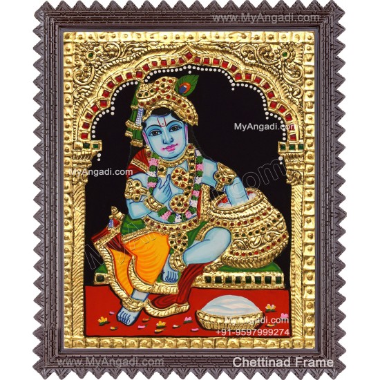 Butter Krishna Tanjore Paintings