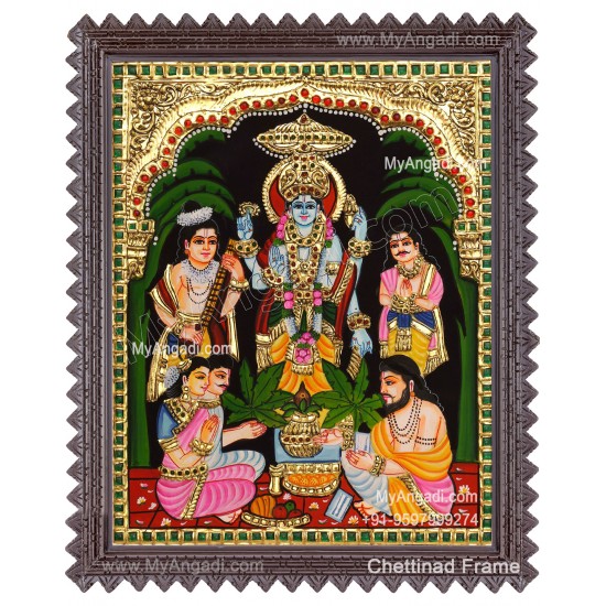 Sathyanarayana Tanjore Painting
