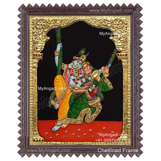 Radha Krishna Tanjore Painting