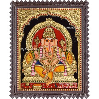 Ganesha Tanjore Painting