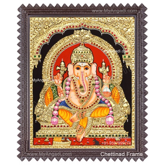 Ganesha Tanjore Painting