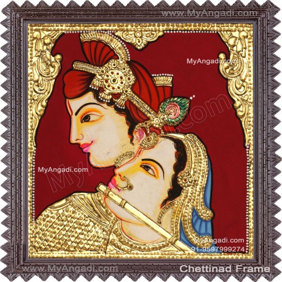 Radha Krishna Tanjore Paintings