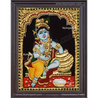 Butter Krishna Tanjore Paintings