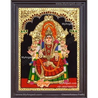 Samayapura Mariamman Tanjore Painting