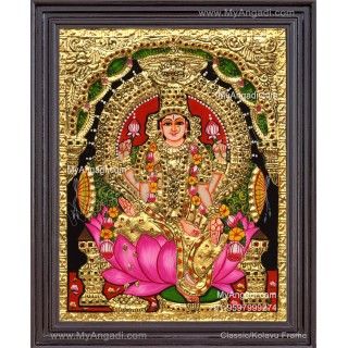 Aiswarya Lakshmi Tanjore Painting