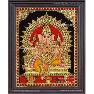 Ganesha Tanjore Painting