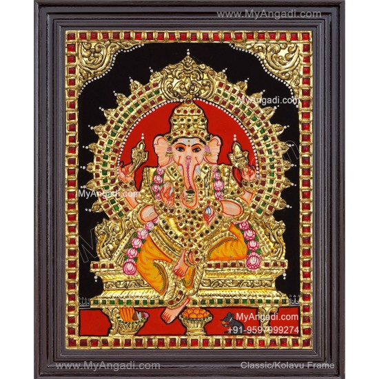 Ganesha Tanjore Painting