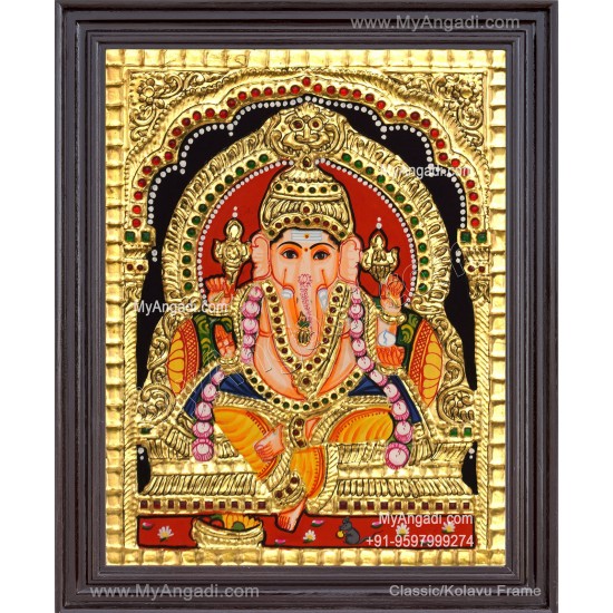 Ganesha Tanjore Painting