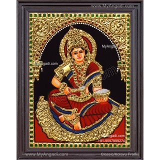 Annapoorani tanjore painting